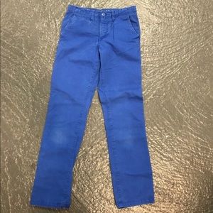 GAP Straight Cotton Blue Pants - Size 16 Slim